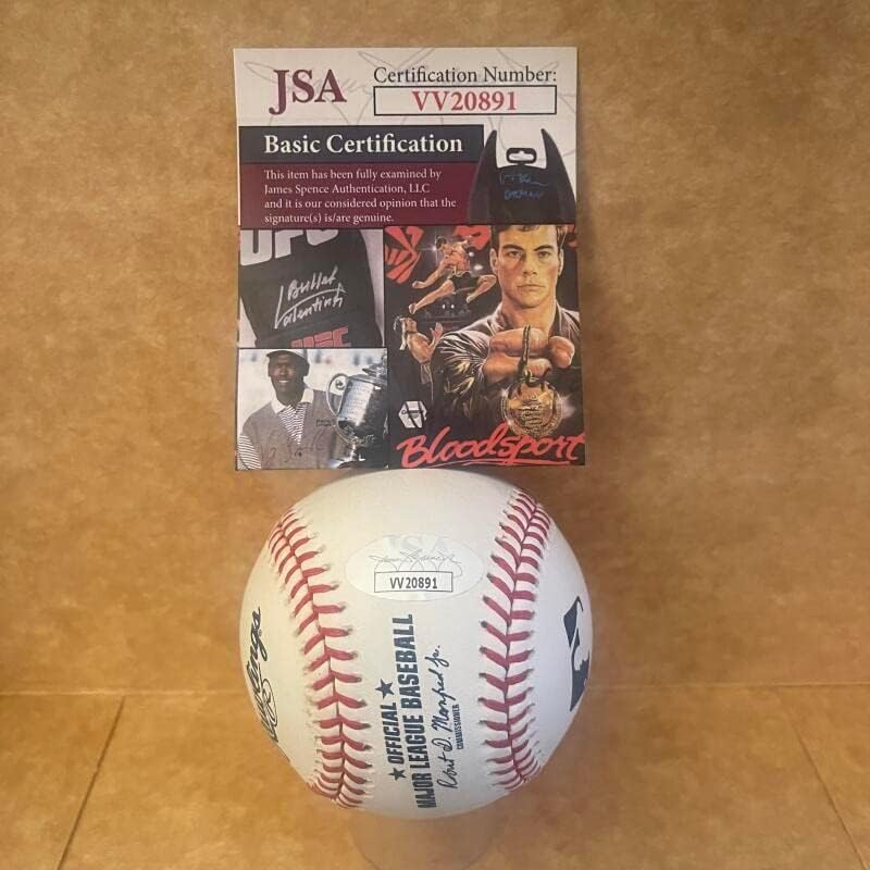 Dustin Pedroia Red Sox potpisan autogramirani M.L. Baseball JSA VV20891
