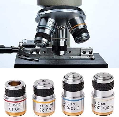 Laboratorijac mikroskopskog pribora za mikroskop Cilj 4x 10x 40x 100x achromatični objektivni objektiv