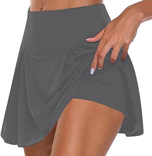 Ženska Plisirana teniska suknja fitnes suknja kratke hlače atletski Atletski Golf Skorts visokog