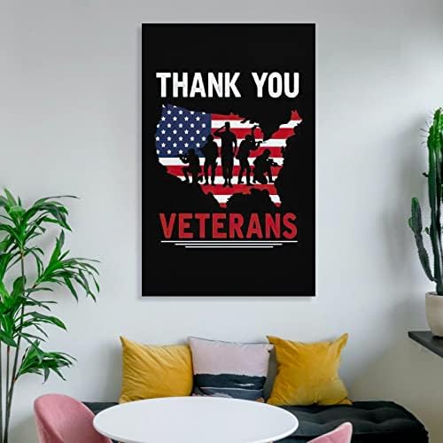 Holiday Posters Veterans Day Posters pokloni za veterane soba dekor Posteri platno zid Art Prints
