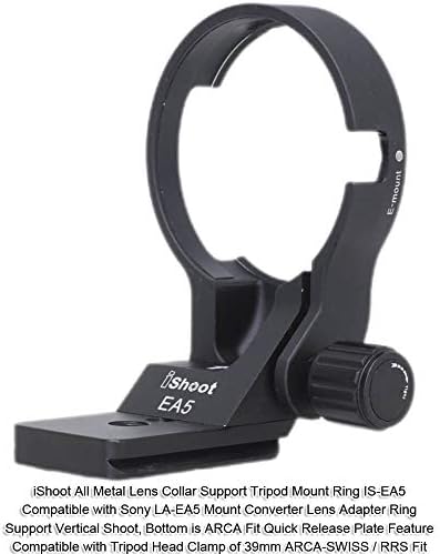 Ishoot metal stativ nosač za montažu na sitnicu kompatibilan sa Sony La-EA5 montiračem za pretvarač nosača,