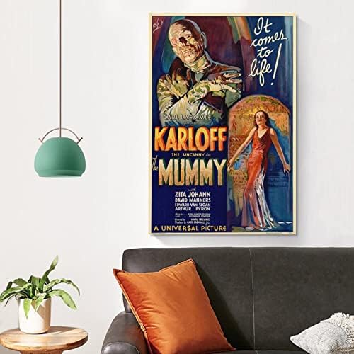 The Mummy 1932 Fantasy horor film Vintage poster dizajn Posteri platneni zidni umjetnički printovi