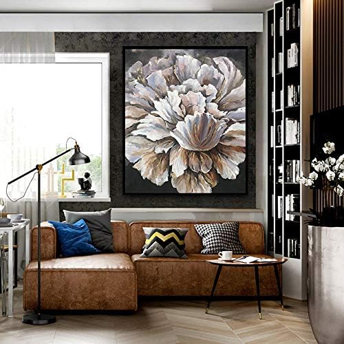 Skyinbags Ručno obojene apstraktne Bloom Big Flowers ulje na platnu, velika slika zid Artwork Artwork Poster