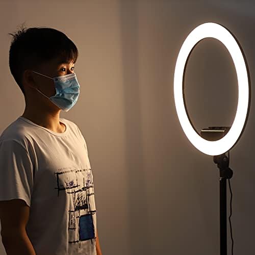 18in Selfie Ring Light, daljinsko upravljanje dimabilna Led lampica za punjenje sa klipom za telefon