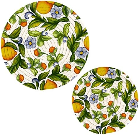 Limuns Cvijeće za vruće posuđe Držači nosača za 2 komada vruće jastučiće za kuhinju otporne na toplinu za vruće