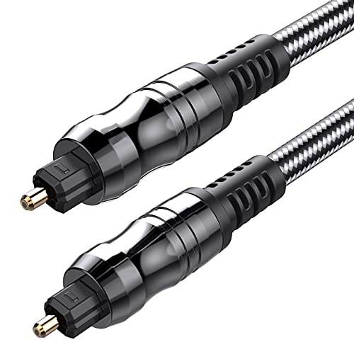 Digitalni optički audio toslink kabel 6ft, s / pdif port, 24K pozlaćeni konektori za kućno bioskop, zvučni
