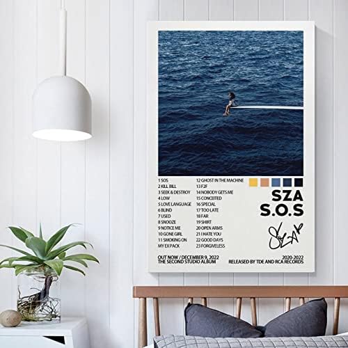 Gaobi SZA poster SOS omot albuma Posteri Poster Dekorativno slikarstvo Platno Zidna umjetnost Dnevna