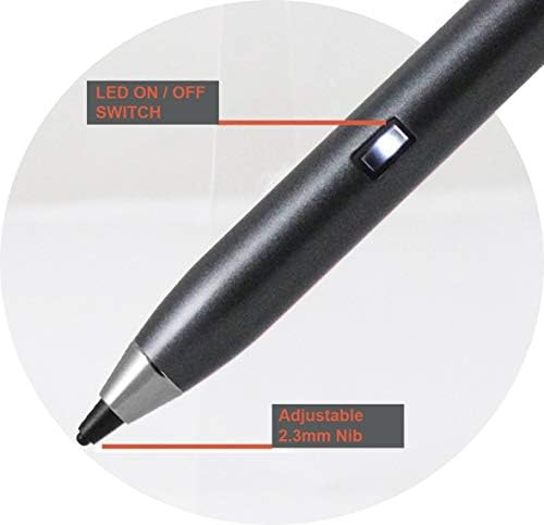 Bronel siva fina tačana digitalna aktivna olovka kompatibilna sa ASUS ZenBook 14 / ASUS ZenBook