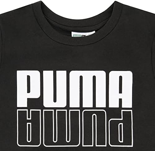 PUMA boys grafički T-shirt & posada čarapa Set