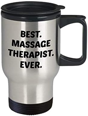 MASAGE TERAPIST PUTOVANJE Najbolji masažni terapeut ikad - smiješni čaj vrući kakao izolirani