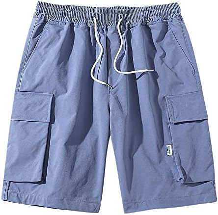 Ymosrh muške kratke hlače Ljetni teretni kratke hlače labave povremene multi-džepne kratke hlače