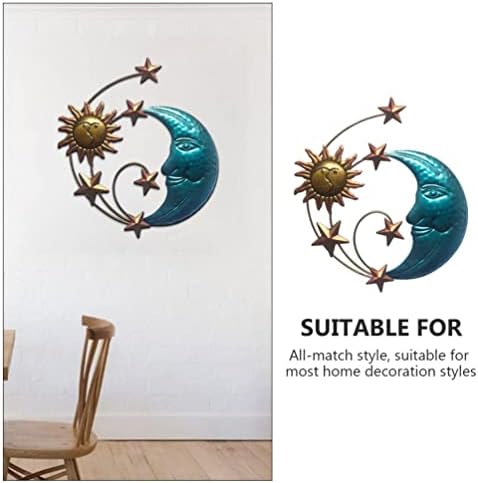 Zerodeko mozaik polumjesec i sunce mjesec sunčeve zvijezde zidni dekor metalni mjesec sunce i zvijezde