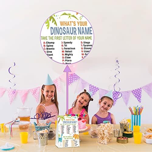 Koji je vaš dinosaur Ime igre - Safari Jungle Rođendanske igre za dječake - Obiteljska školska djelatnost - 1