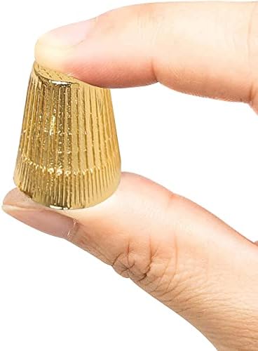 Shelcup 4pcs šivaći thimble, zlatna boja šivaći štitnik prstiju, štit za prste prstom prstom fingertip thimble