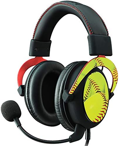 MightySkins koža kompatibilna sa Kingston HyperX Cloud II slušalicama za igre - Softball kolekcija