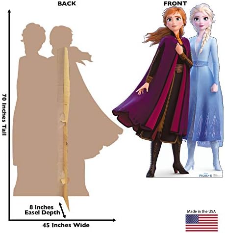 Napredna grafika ELSA u epilogue Giwn Life Veličina Kartonska rezano sastava - Disney's Frozen II