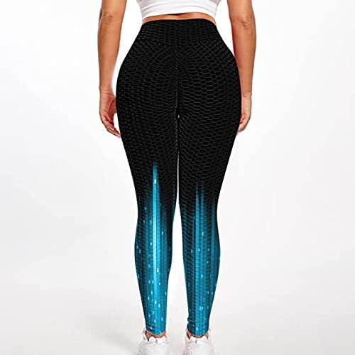 Labave pantalone za jogu za žene ženske yoga Sport helanke pantalone za štampanje Bubble Hip Lifting