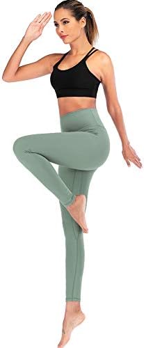 Ehoine ženska nogu joge - puter mekani temminijski kontrolira visoke struk vještačke hlače Sportska nogu
