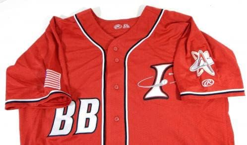 Albuquerque Isotopes Bat Boy bb Igra Rabljeni crveni dres 2xl DP12384 - Igra Polovni MLB dresovi