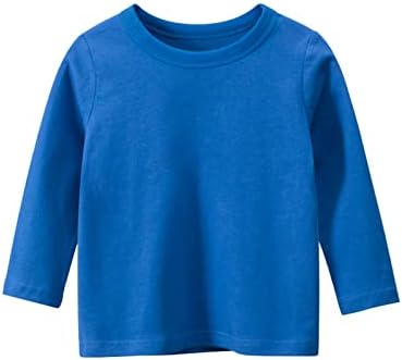 Dječje djece Dječje dječake dugih rukava Basic majica casual majica majica na vrhu pune boje dugih rukava
