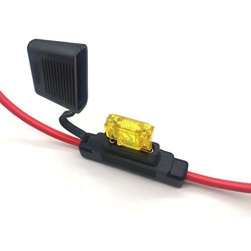 Vantronik Vodootporni Inline držač osigurača 2 pakovanje za Maxi Fuse, ul 1015 8 mjerača AWG žica