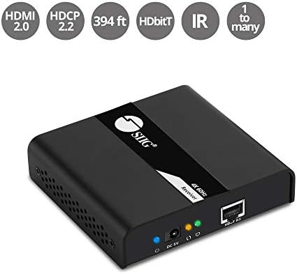 SIIG HDMI 2.0 4K @ 60Hz prijemnik za 4K HDMI preko IP Extender-a jedan-do-mnogi komplet -