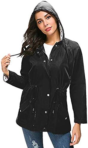 Žene pune kišne jakne na otvorenom plus jakne vodootporni kapuljač kapuljača