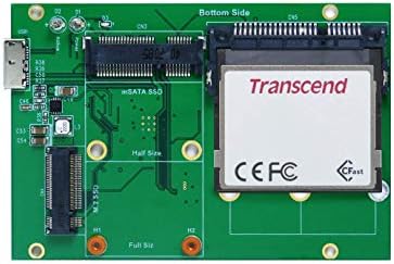 USB 3.1 Micro B do M. 2 - mSATA-CFast Adapter za kartice