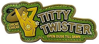 3 komada Titty Twister Vojna kuka taktike MORALE PVC flaster