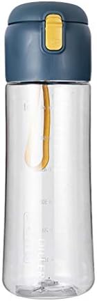 DBYLXMN prozirna akrilna čaša mala Vanjska Sportska čaša velikog kapaciteta Plastična boca za vodu sa filterom