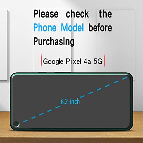 Slanku [3-PACK] zaštitnik ekrana za Google Pixel 4a 5G kaljeno staklo, AntiScratch, jednostavna