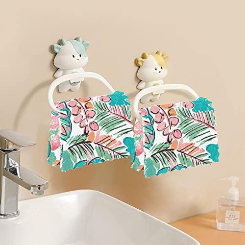 Cataku cvjetni akvareli Krutne posude za pranje posuđa za pranje za višekratnu čišćenje tkanine ručnici za ručnike