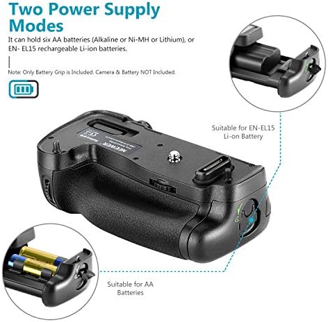 Neewer Zamjena paketa za gašenje baterije za Nikon MB-D16 kompatibilan je sa EN-EL15 baterijom