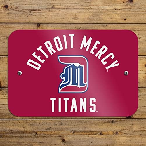 University of Detroit Mercy Titans Logo Početna Poslovni uredski znak - Metal - 6 x 9