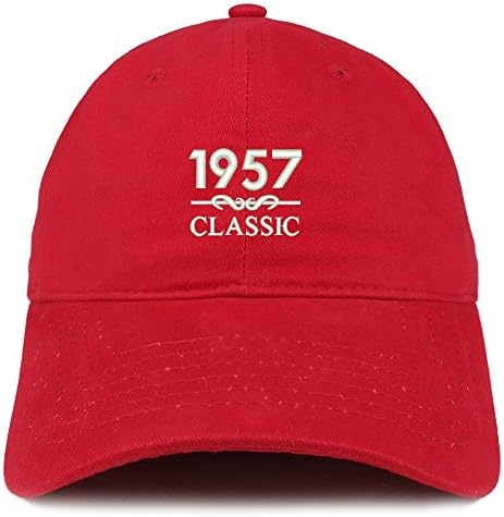 Trendi odjeća Classic 1957 vezena retro meka pamučna bejzbol kapa