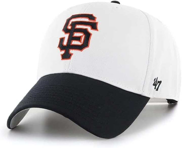 '47 San Francisco Giants Muška Ženska replika Osnovni dvobojni MVP podesivi Snapback bijeli crni šešir s logotipom