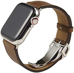 Sonamu New York, francuski puni zrno premium kožni remen kompatibilan sa Apple Watch Band,