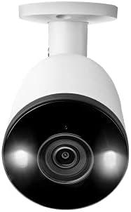 Lorex Indoor / Vanor 4K IP sigurnosna kamera, dodatna metalna metka za metak za žičani nadzor, pametno otkrivanje pokreta, dvosmjerni razgovor i noćni vid, 1 metak