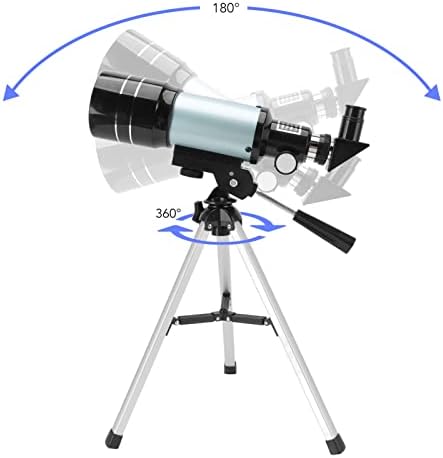 Buachois Kids Astronomski teleskop, profesionalni prijenosni otvor za 2,8 inča 11.8infokalna dužina astronomskog