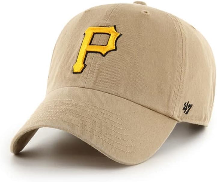 '47 Pittsburgh Pirates Muška žena očisti podesivi Strapback kaki šešir sa zlatnim logotipom