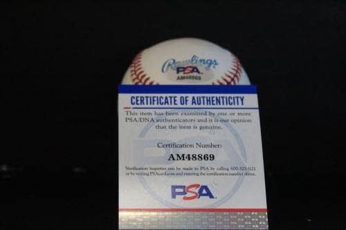Paul Blair potpisan bejzbol autogram Auto PSA / DNK AM48869 - AUTOGREMENA BASEBALLS