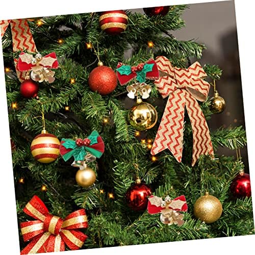 VeeMon božićne bog Nativity Decor Weart dekor za odmor Bells Božićni dekoracija luka Božićno drvca Bowknot Prekrasni