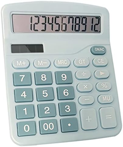 Plavi kalkulator, benkaim Desk osnovni kalkulator, 4 funkcija Kalkulator radne površine, dvostruki moć