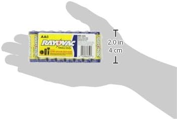 Rayavac HD-AD Teške baterije zamotane, veličina AA, 8 brojeva
