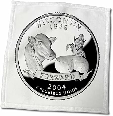 3Droza CLESEENE Specijalno izdanje USA kovanice - Wisconsin Kolekcionarni kvart - Ručnici