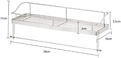 Jydqm prijenosni multifunkcionalni stalak, zidni jednoslojni stalak za skladištenje začinskog materijala