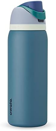 Owala Freesip izolirana bočica od nehrđajućeg čelika sa slamom za sport i putovanja, BPA, 32-oz, plava /