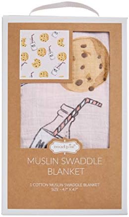 Mud Pie Muslin Swaddle, mlijeko i kolačići