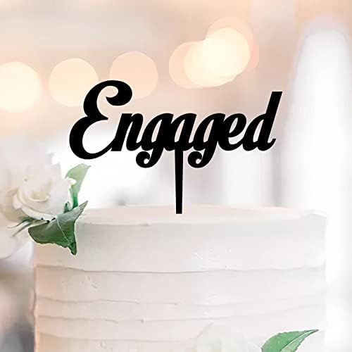 Angažovani angažman za vjenčani tort Topper Custom Country za parove za vjenčanje mladenke Tuš zabava Favors