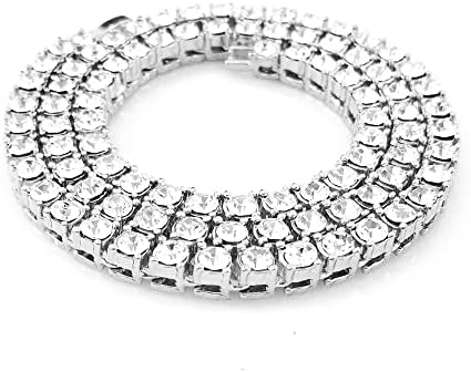 HH bling EMPIRE srebrni ili zlatni ledeni dijamantski teniski lanci za muškarce,teniske ogrlice od vještačkog